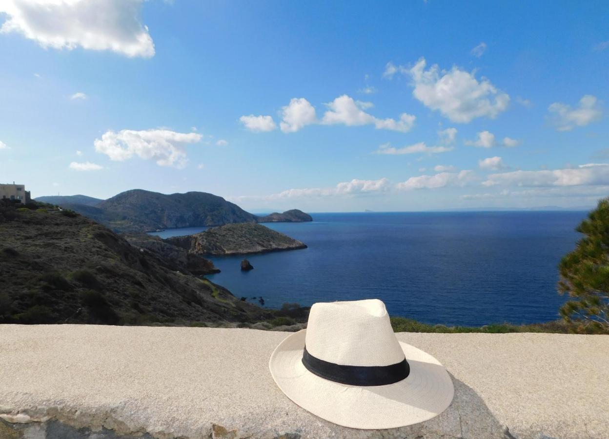 C & C _ Cycladic House With Endless Sea View Villa Ermoúpoli Eksteriør bilde