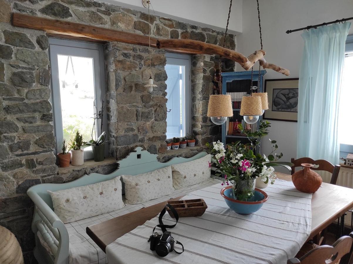C & C _ Cycladic House With Endless Sea View Villa Ermoúpoli Eksteriør bilde