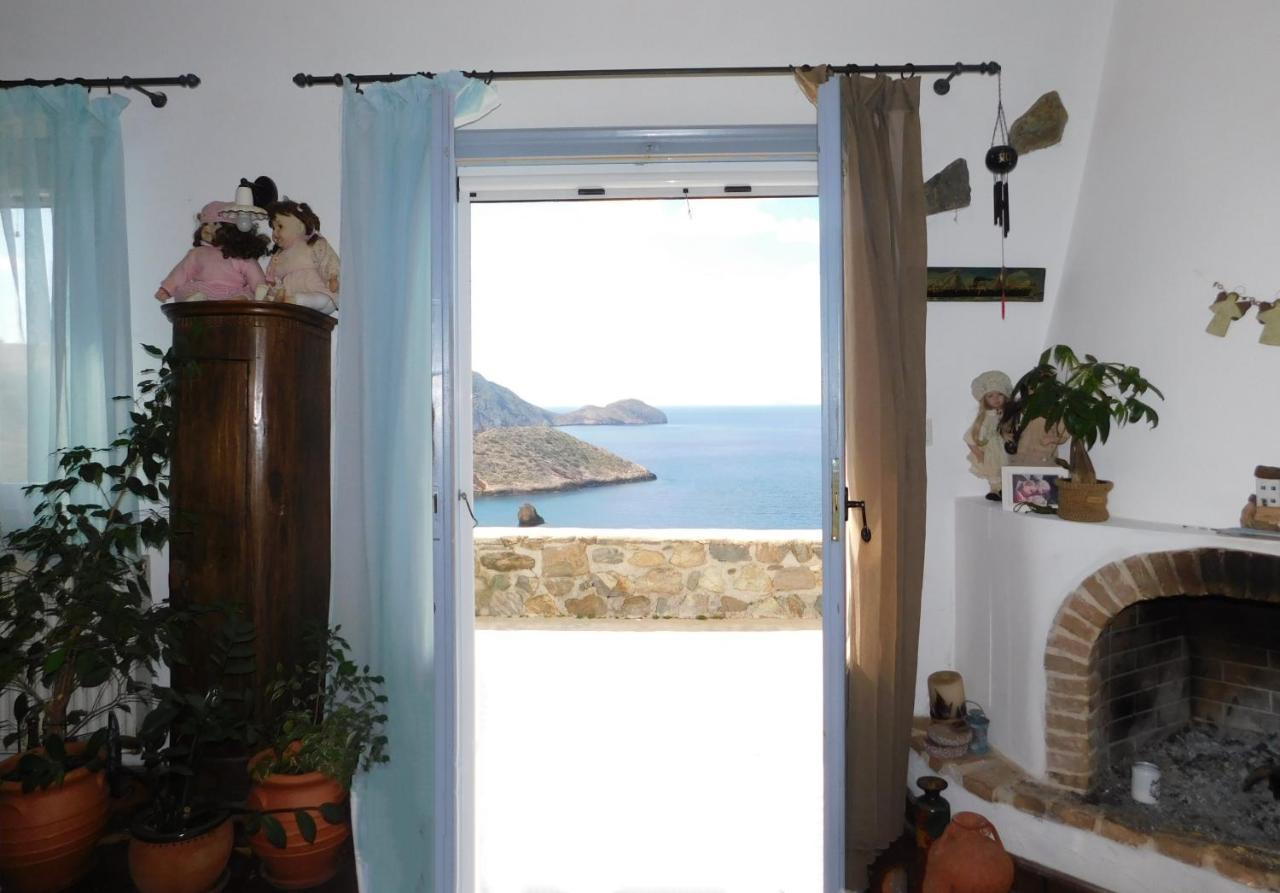 C & C _ Cycladic House With Endless Sea View Villa Ermoúpoli Eksteriør bilde