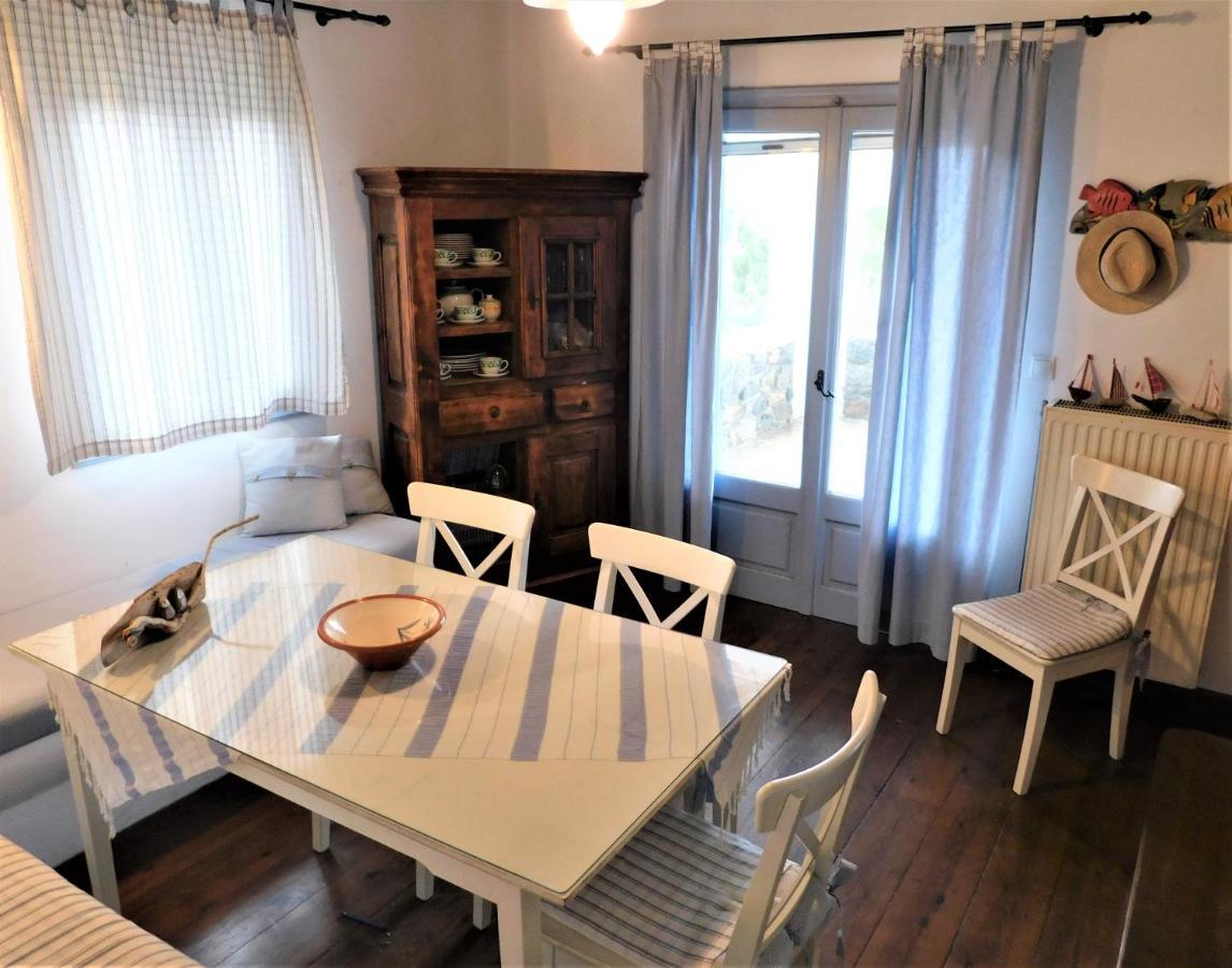 C & C _ Cycladic House With Endless Sea View Villa Ermoúpoli Eksteriør bilde