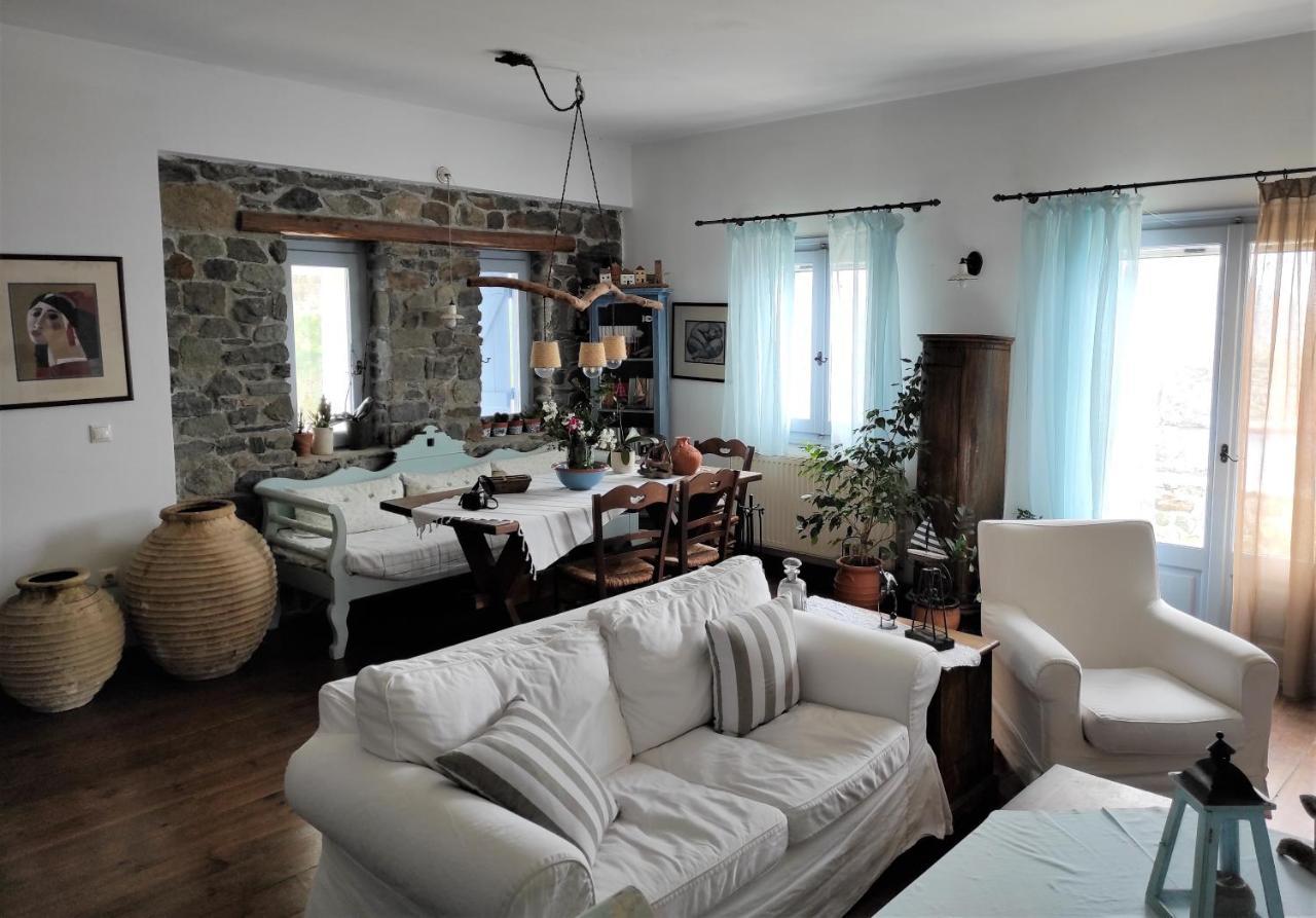 C & C _ Cycladic House With Endless Sea View Villa Ermoúpoli Eksteriør bilde