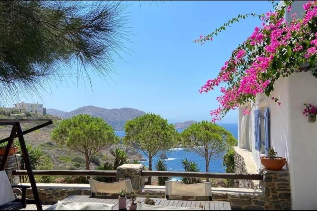 C & C _ Cycladic House With Endless Sea View Villa Ermoúpoli Eksteriør bilde