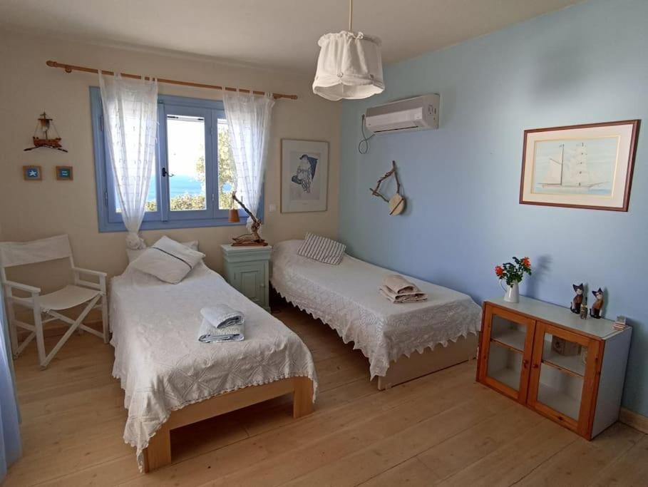 C & C _ Cycladic House With Endless Sea View Villa Ermoúpoli Eksteriør bilde